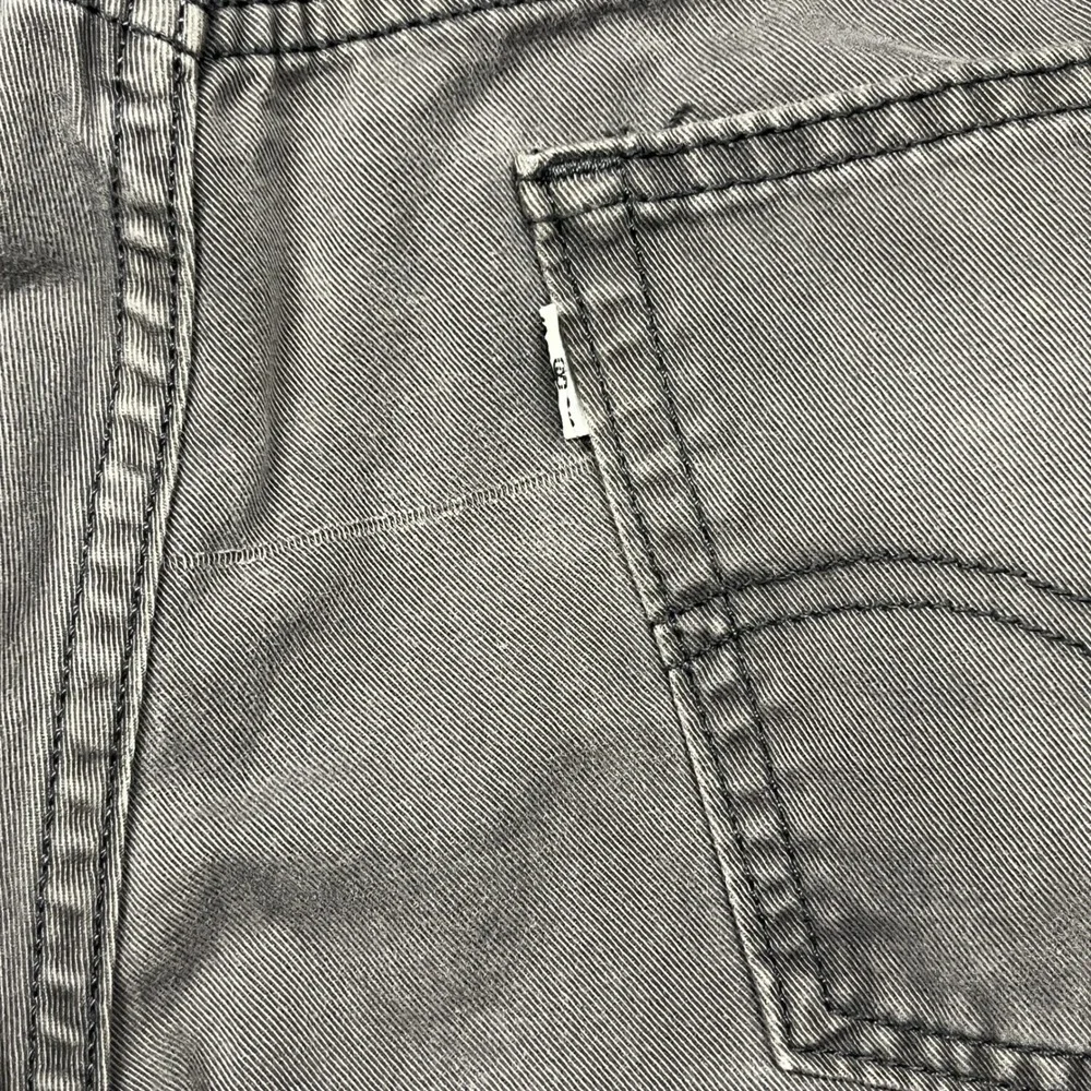 Levi's 514 Straight Fit Pants Mens 34x30 Gray Cotton Casual Twill‎ Trousers